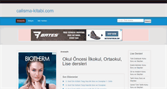 Desktop Screenshot of calisma-kitabi.com